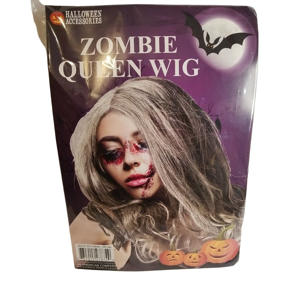 Adult Zombie Queen Wig Blonde/Brunette Hair Halloween Cosplay